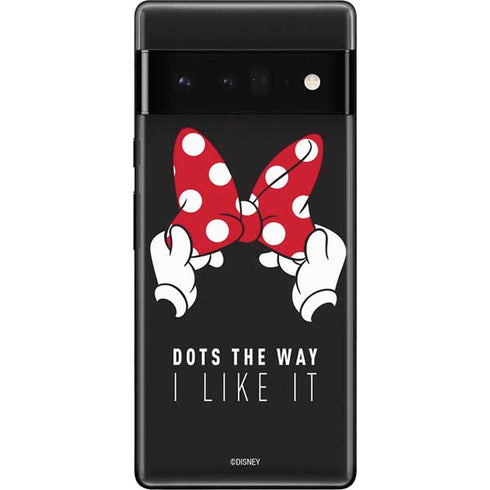 Disney Minnie Mouse Dots The Way Google Pixel 6 Pro Skin